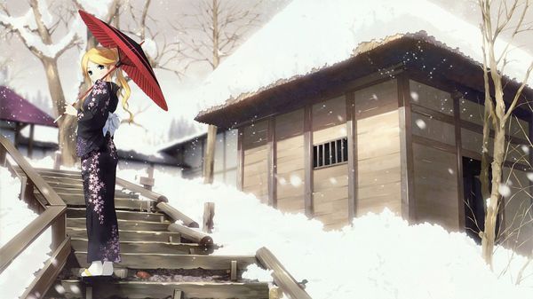 碧海蓝天vs浪漫雪景,唯美风景的动漫壁纸,你们还喜欢吗?