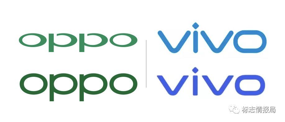 继vivo换标后,oppo也换新logo啦!