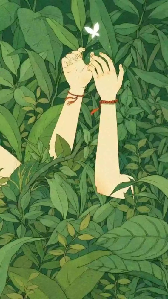 卡通,壁纸,背景图,叶子,荧光