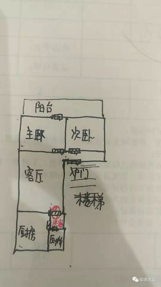 住进类似这样的拐杖房子户型图伤灾疾病少不了