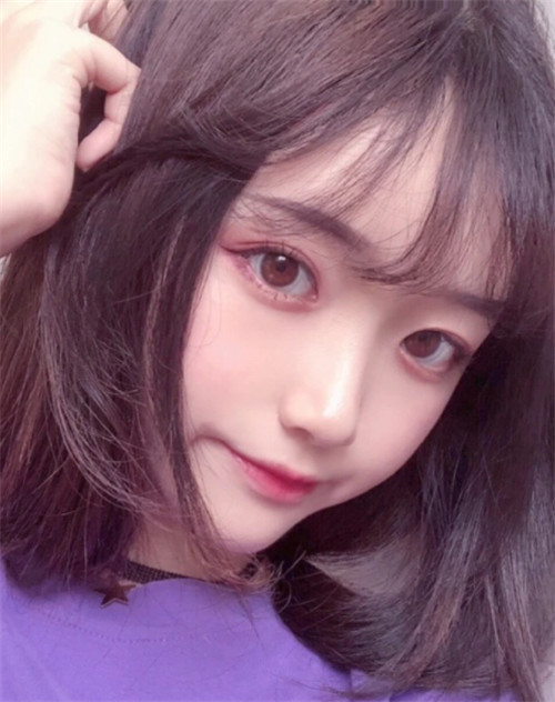 空气刘海,学霸,学生党,微风系短发,圆脸