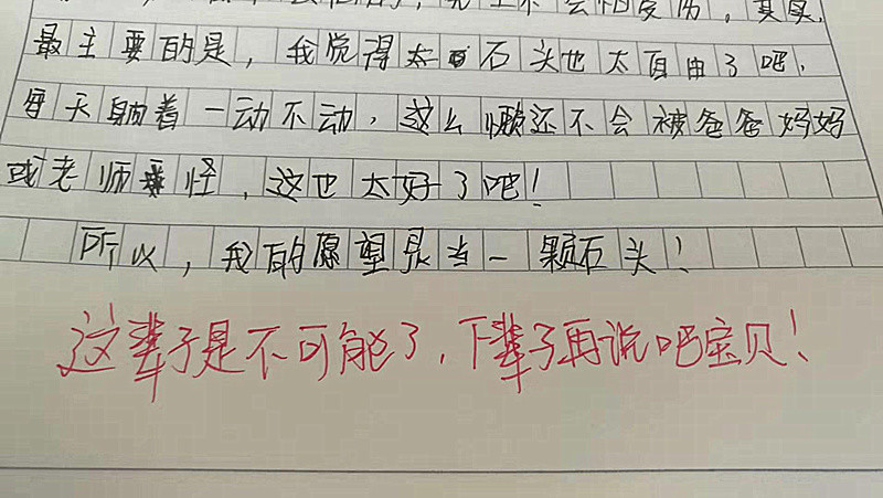 小学生奇葩作文《我的愿望》火了,不去茅坑,老师笑到肚子疼