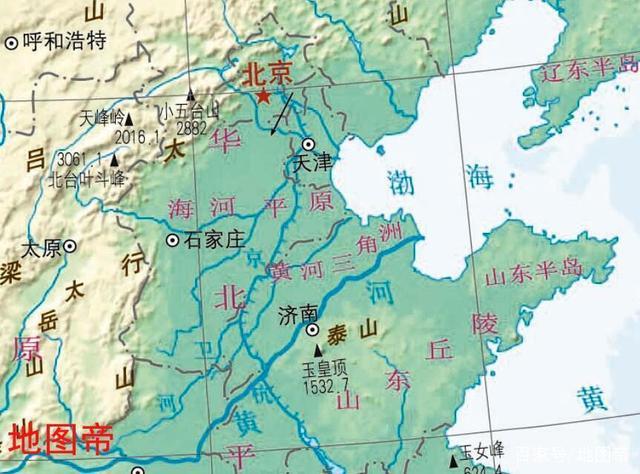 山西山东隔老远,一山之隔的河北为何不叫山东?