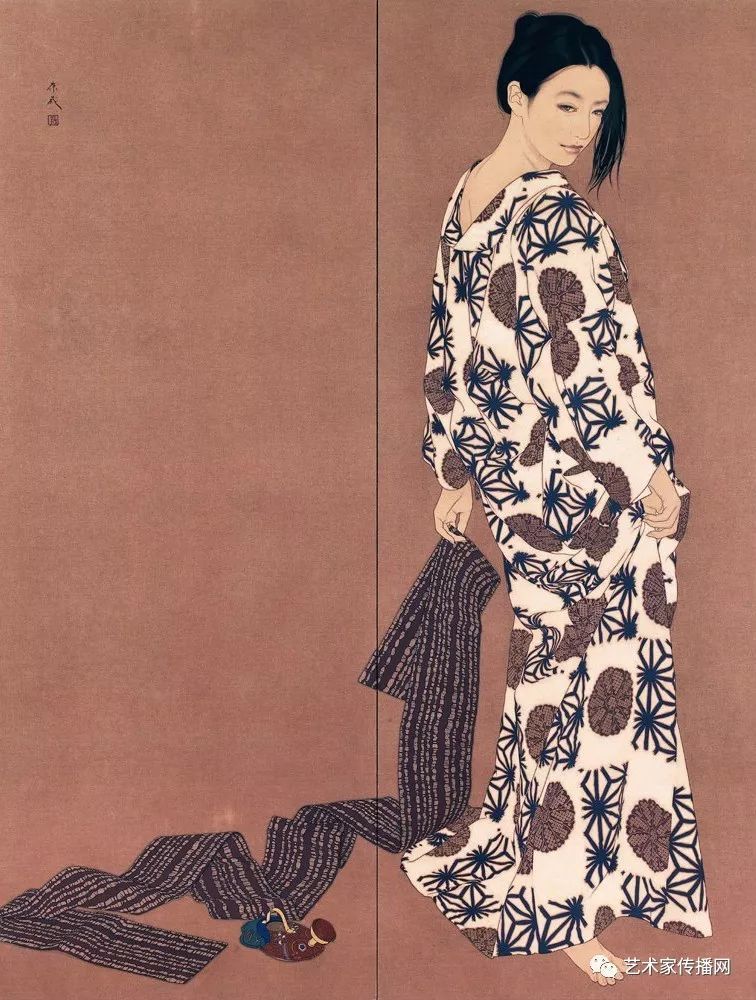 中国影响力美术人物专业平台 艺术家作品专辑系列 日本工笔画家