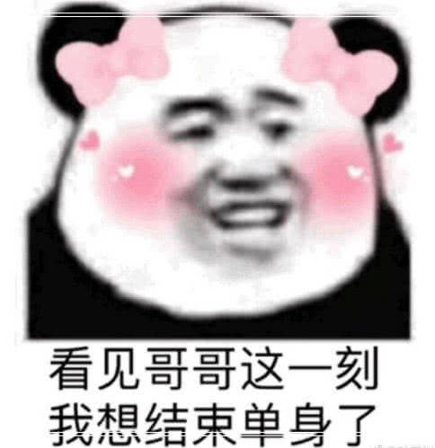 沙雕·撩汉表情包:看见哥哥这一刻 我想结束单身 你这个偷心贼