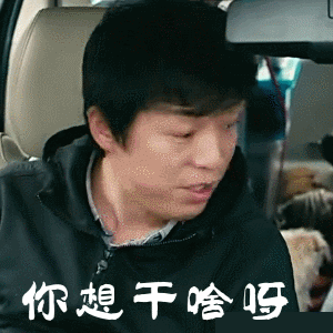 黄渤的搞笑动图表情包系列 二
