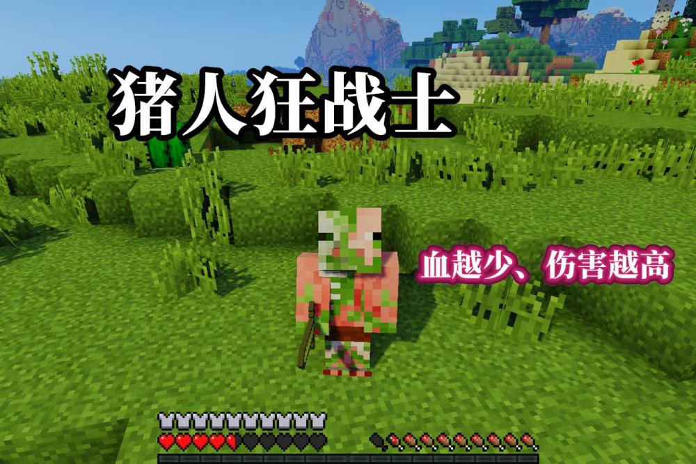 我的世界:六种超能力盔甲,猪人化身狂战士,末影龙只会