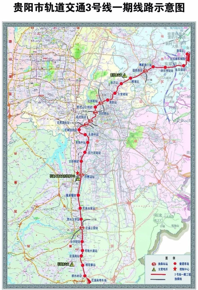 新添二道—水东路—头偏路与环城公路,以及3号线规划中的轨道交通s1号