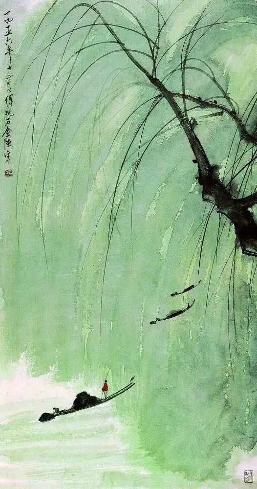 画树难画柳,且看国画大师笔下的最美春柳吧!