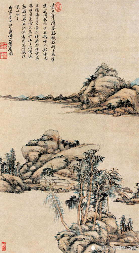 初看秀润,再看苍浑,清初画家王原祁山水画作品欣赏