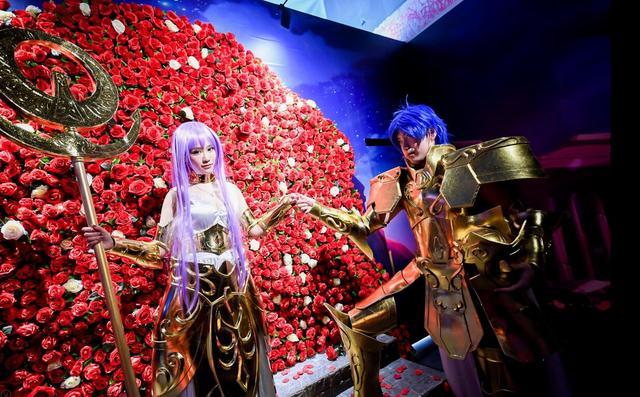 圣斗士星矢燃烧三十年主题展杭州大悦城激燃开幕