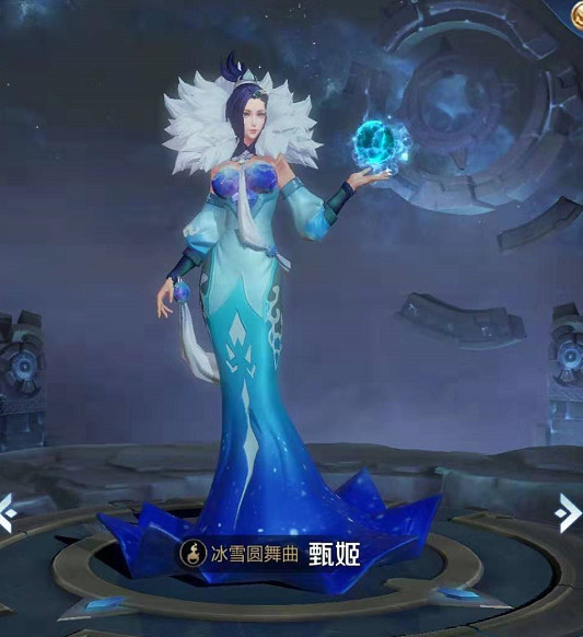 甄姬的冰雪圆舞曲不值888?原来亮点都在衣服上