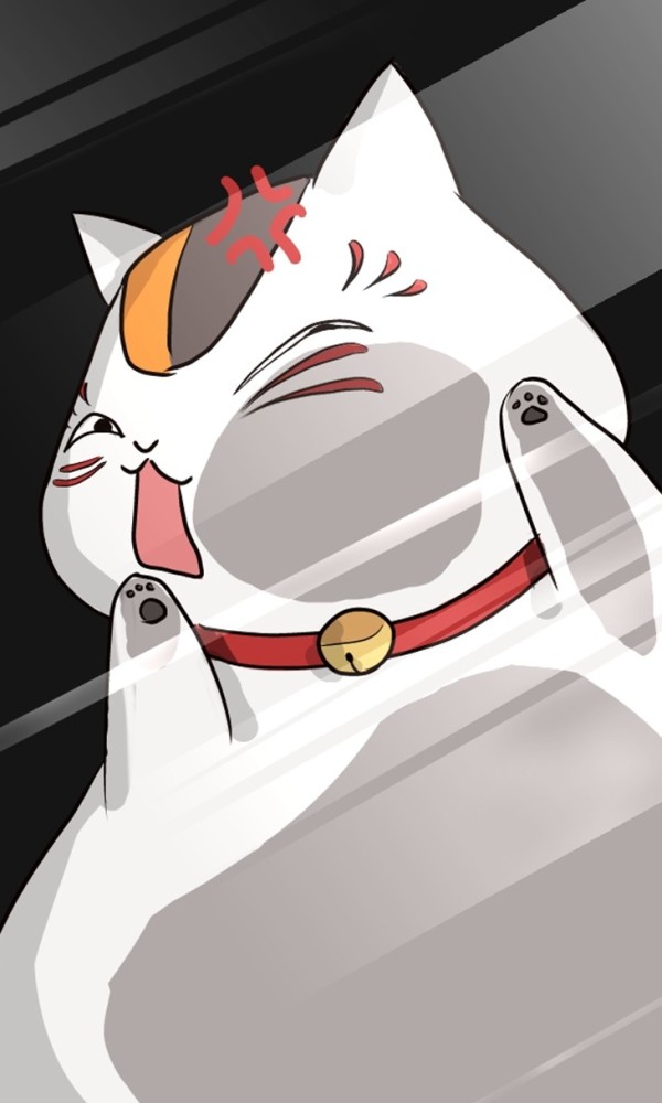《夏目友人帐》猫咪老师新一波手机壁纸,这只肥猫超萌
