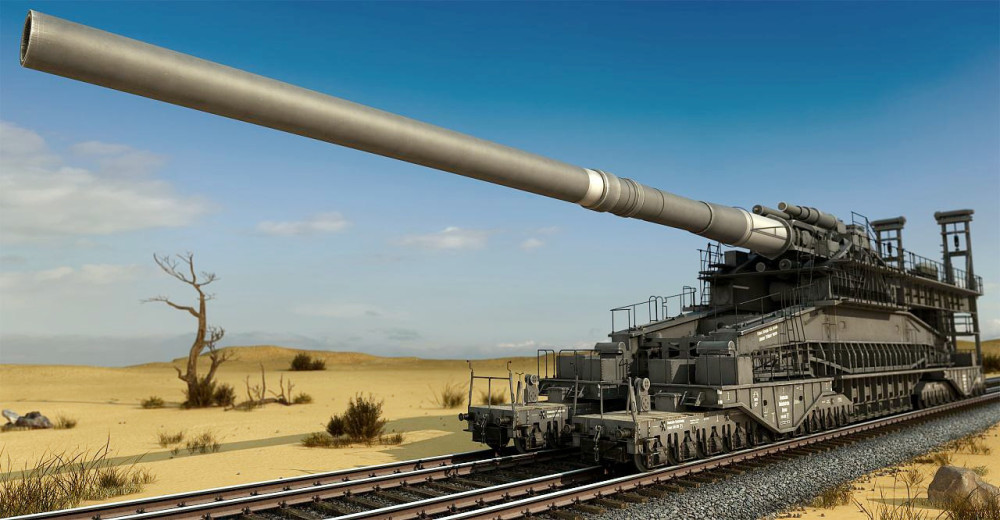 二战德国研发的超级火炮,口径八百毫米,轻松炸穿30米防御工事