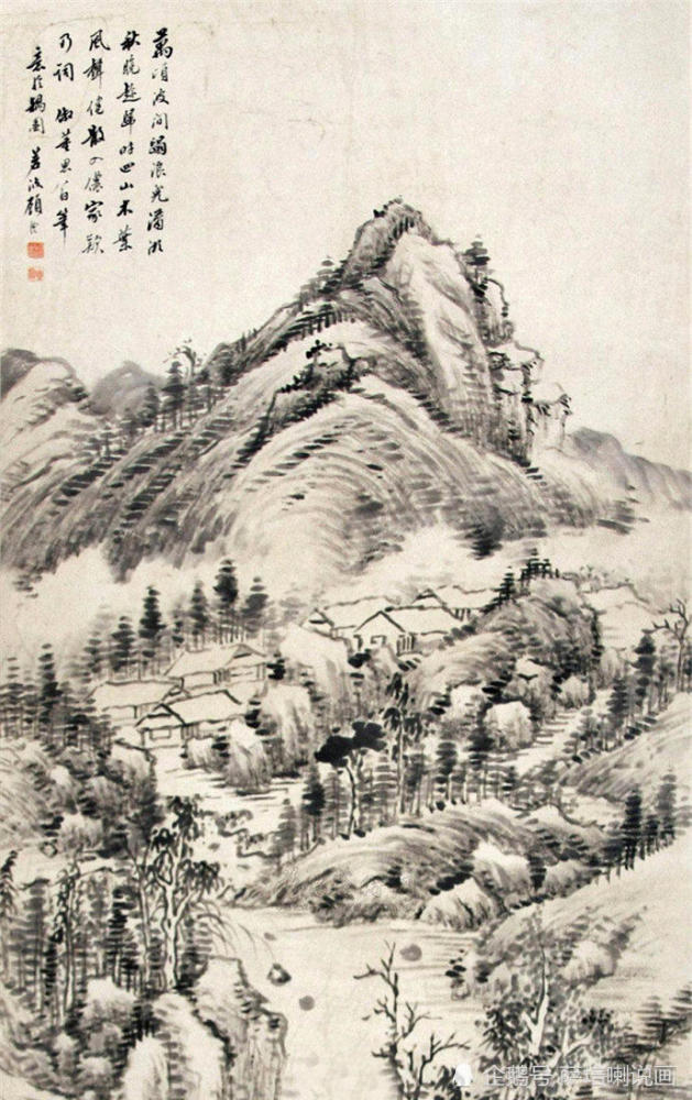 清代中晚期苏州著名画家顾澐山水画作品欣赏