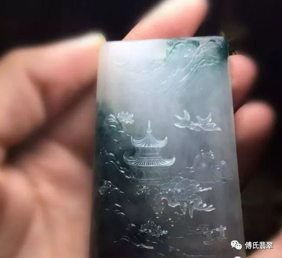 顶级翡翠山水牌设计图,美轮美奂!