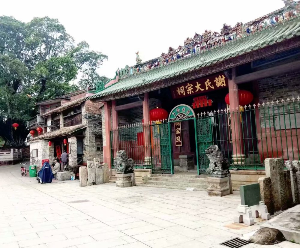 谢氏大宗祠,百岁翁祠,百岁坊,谢遇奇家庙,资政第等是南社古建筑群中