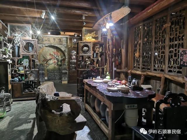 广西武鸣石头寨民宿奇幻的夜品着老茶看灯海