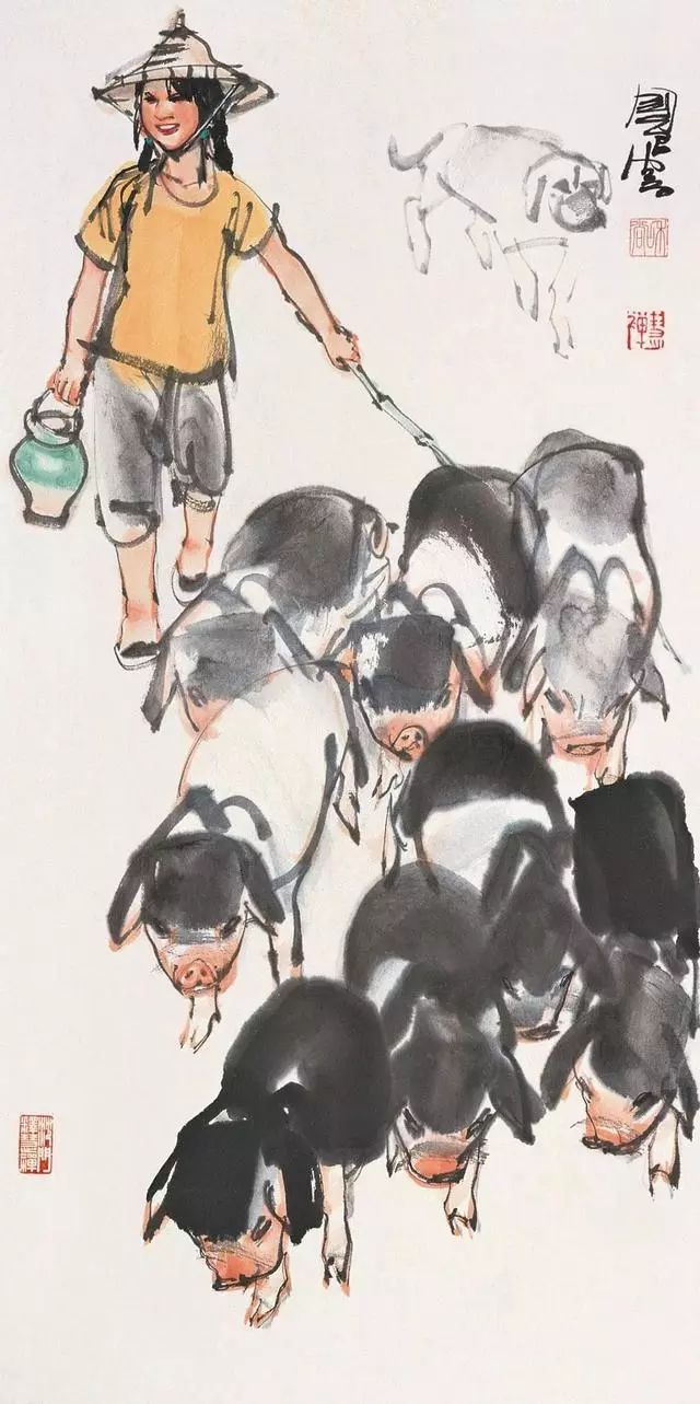 刘继卣 亥猪图