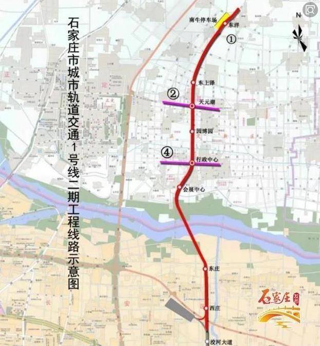 恭喜石家庄人民!地铁1号线"试运行"将启动,长13km设8站