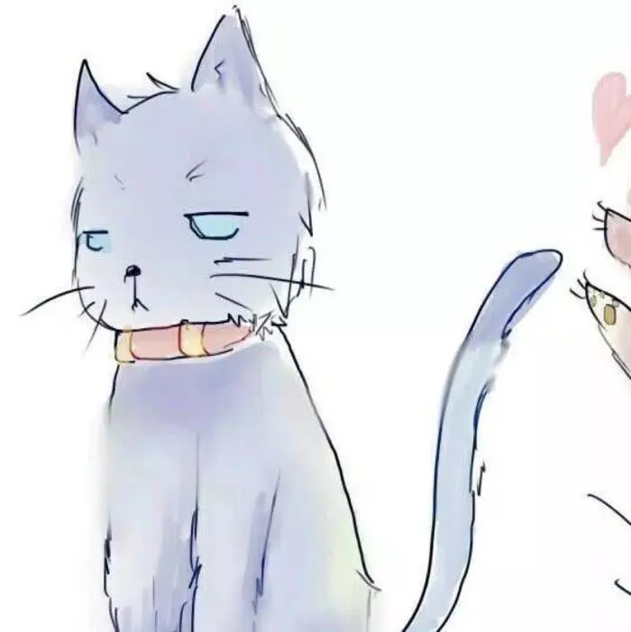 二次元沙雕情侣头像:捣蛋的小猫,不愿回家的傻狗,简直