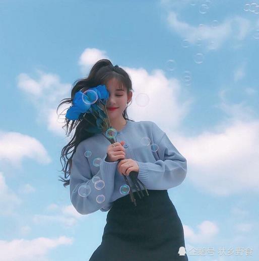 头像,白云,女生,女生头像,图片