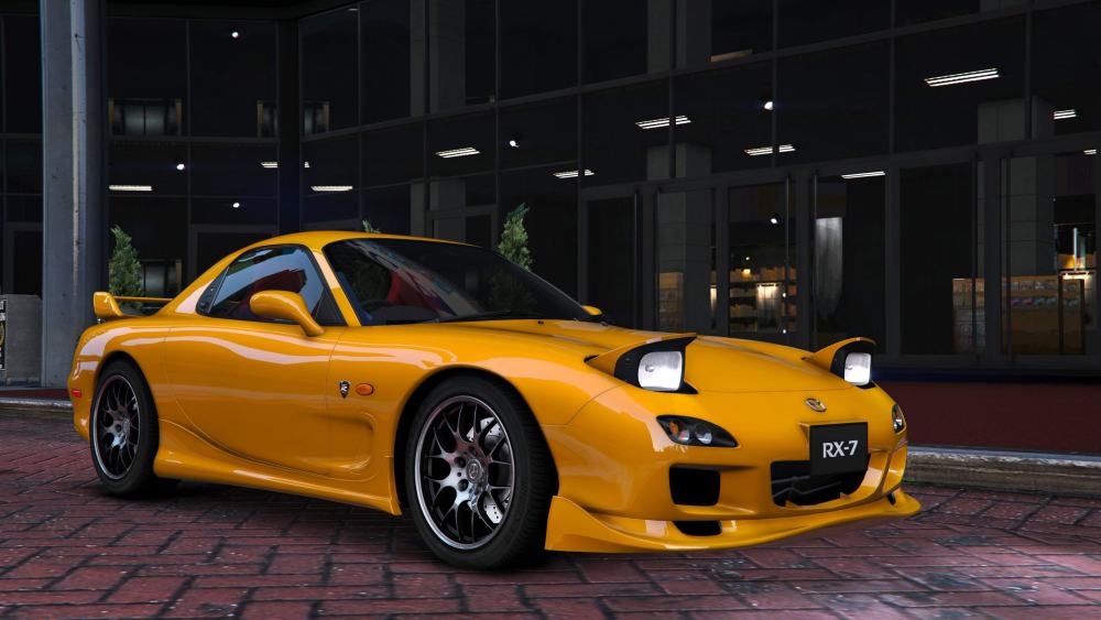 高桥启介驾驶的是rx-7 fd3s,是马自达第三代rx-7,《头文字d》中主角