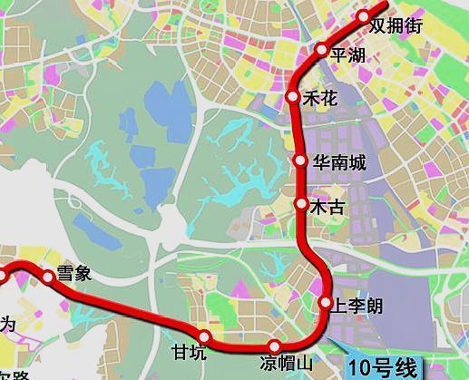 6亿的深圳地铁10号线,预计明年通车,连接三区