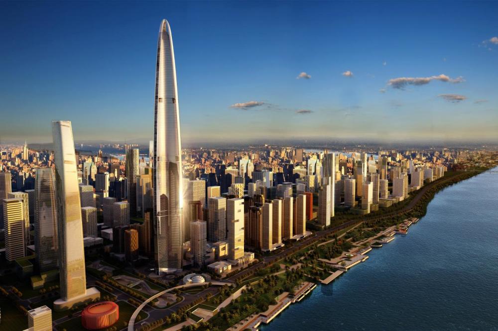 未来省会城市高楼前5,长沙榜上有名,第一耗资300亿世界第三