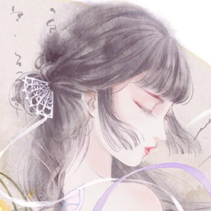 清雅温柔·古风·女生头像:"一生一世一双人,半醉半醒