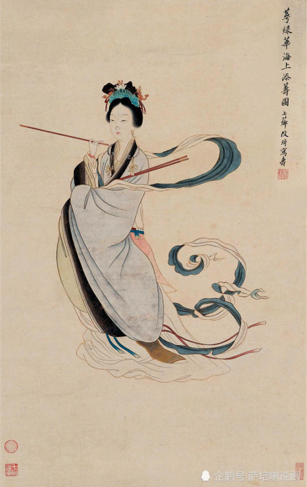 清代著名女画家改琦人物画作品欣赏