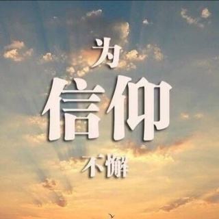 为信仰不懈