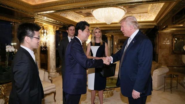 安倍稱特朗普“值得信賴” 特朗普會后“零回應(yīng)” 