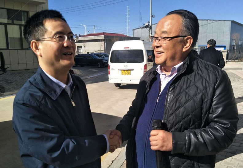 内蒙古党委组织部副部长周凯考察田丰公司