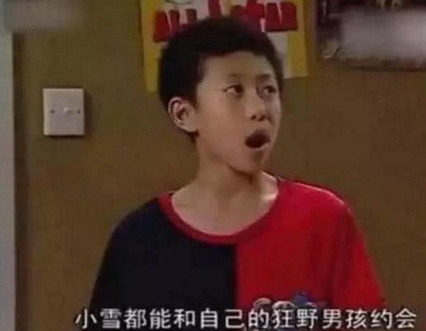 在以前的《家有儿女》中,刘星讲到小雪说她以后找一个