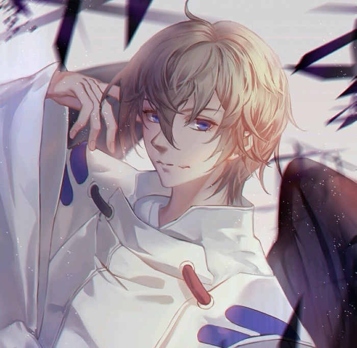 意殇梦·和风·动漫男生头像:睡太晚梦会变短,爱太满物极必反