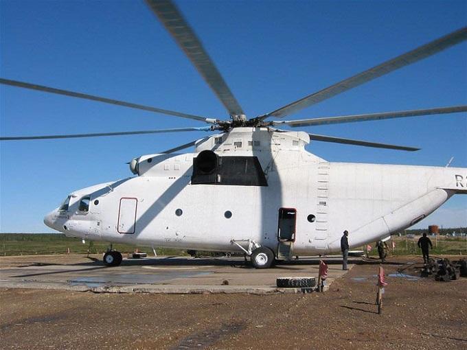 米格26直升机是当今世界上仍在独一的最重,最大的直升机,在2017年的