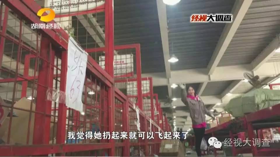 长沙某物流公司分拣员竟脚踩包裹 称踩碎公司