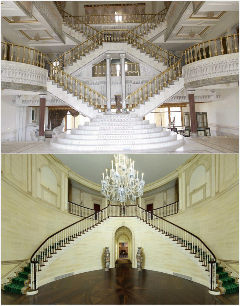 撞衫不可怕 特朗普居然和萨达姆“撞房子”(组图)