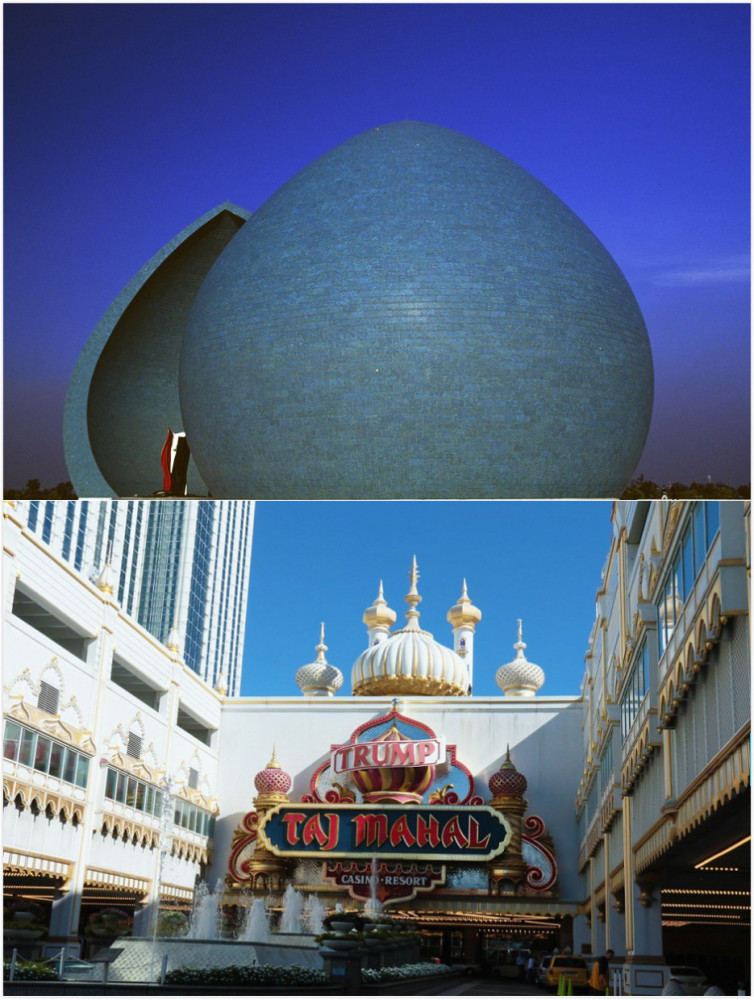 撞衫不可怕 特朗普居然和萨达姆“撞房子”(组图)