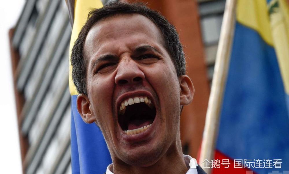 美国支持的委内瑞拉反对派领导人胡安·瓜伊多(juan guaido)宣布,他的