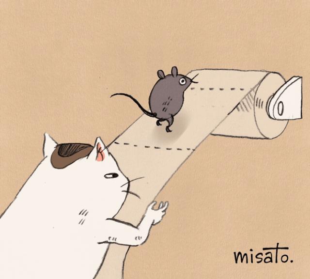 日本推主脑洞大开创作沙雕gif走红推特,看完竟被治愈了!