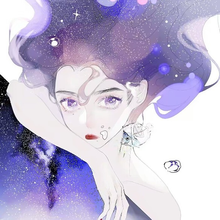 甜酷少女 动漫风 头像:都怪我,偏偏去爱,偏偏以为我会