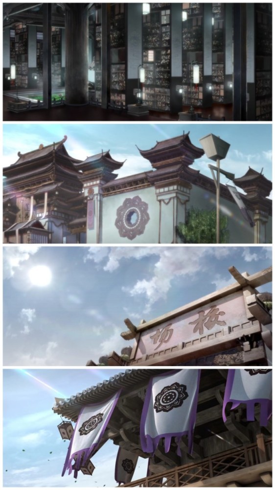 魔道祖师超美风景插图:姑苏,莲花坞,兰陵,不夜城,清河!