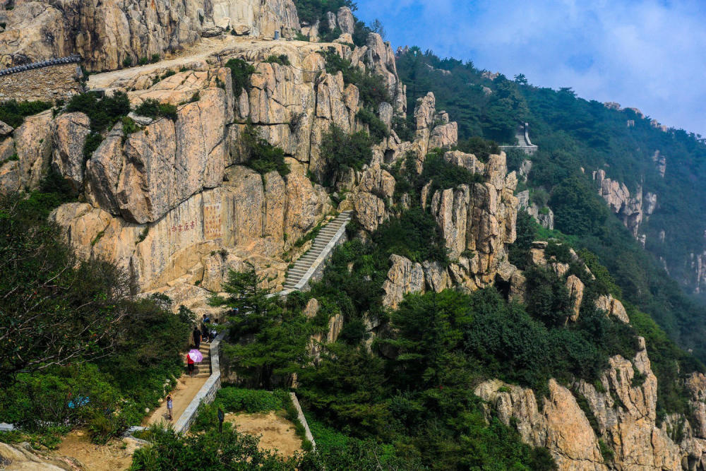 "五岳之首"山东泰山风景实拍