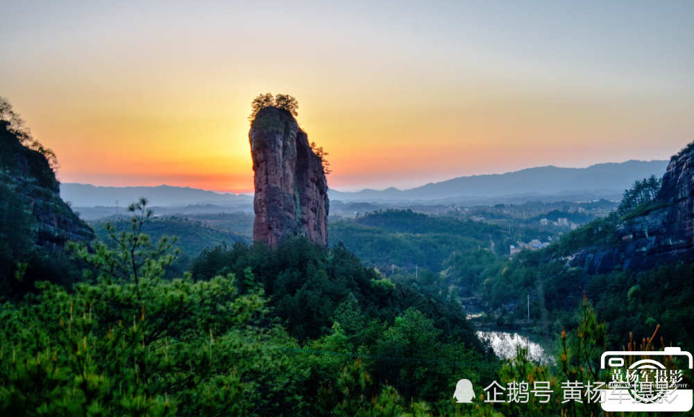 美丽风景,美丽宽石寨看醉美的夕阳黄昏.