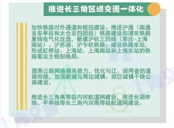 上海综合交通十三五规划出炉!满满都是干货