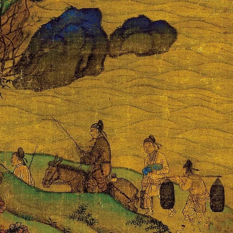 李思训 《江帆楼阁图》