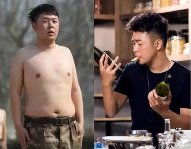 明星胖瘦对比差距太大,钱枫"胖若两人",杜海涛励志变型男