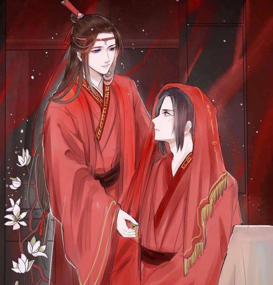 墨香家孩子的婚服,官配很般配,聂明玦和金光瑶是什么邪教?